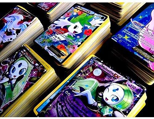 Pokemon TCG : 100 Card LOT Rare, COM/UNC, Holo & Guaranteed EX, MEGA OR Full Art,