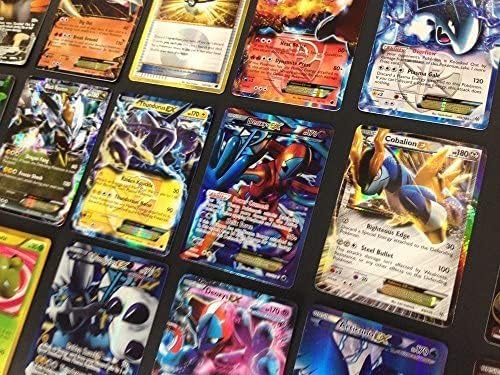 Pokemon TCG : 100 Card LOT Rare, COM/UNC, Holo & Guaranteed EX, MEGA OR Full Art,